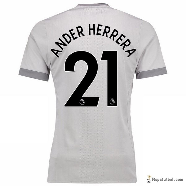 Camiseta Manchester United Herrera Replica Tercera Ropa Ander 2017/18